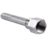 Termopozo- roscas NPT de 1-2&quot-Acero inoxidable 201 Termopozo de preparación Termopozo Kit de termómetro para sensores de…